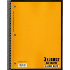 NOTE BOOK 120CT 3 SUBJET 5613